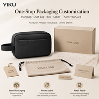 Tas Clutch Pria Custom YIKU, Dompet Kulit PU, Pouch Organizer Bisnis, Produsen OEM ODM, Supplier Label Pribadi