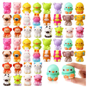 Vente en gros de jouets en capsules animaux mignons de 75 mm, 24 porte-clés anti-stress en mousse PU pour garçons et filles de 5 à 7 ans - Product Image 1