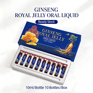 Suplemento Líquido Oral de Jalea Real y Ginseng Premium, Potenciador de Vitalidad y Resistencia para Hombres y Mujeres, Bebida Energética Diaria - Product Image 1