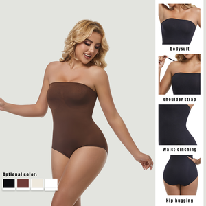 Pantalon triangle sans couture en nylon pour femme adulte, style européen et américain, très vendu, pour le maintien de la taille et le contrôle du ventre - Product Image 2