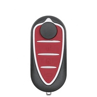 Coque de télécommande de voiture à 3 boutons pour Alfa Romeo Giulietta 2010-2016 Coque de remplacement pour porte-clés de voiture