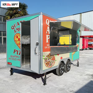 Food Truck Cuadrado con Freidora de Hamburguesas Completa, Acero Inoxidable, Certificado DOT CE, Cocina Móvil para BBQ, Remolque de Comida Americana - Product Image 3