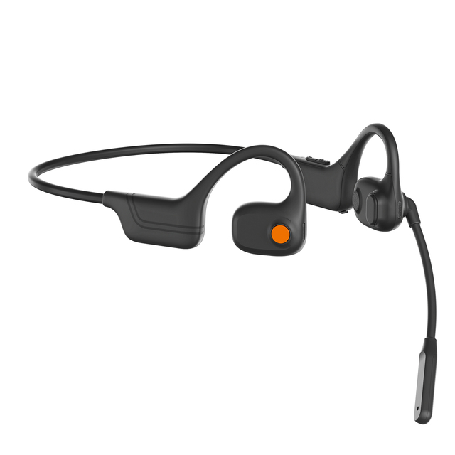 LOBKIN Wireless Headset with Noise Cancelling Microphone Open Ear Headphones with Mic Wireless 5.3 Headset for Work Call Meeting