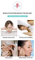 Patch auriculaire à usage externe pour les acouphènes, les maux d'oreille et la perte auditive – Soin et soulagement – 12 patchs/boîte – Patch anti-acouphènes