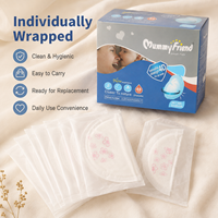 Mummyfriend Coussinets d'allaitement jetables super doux, absorbants, respirants et anti-fuites en SAP, à trois dimensions
