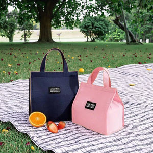 पुनः प्रयोज्य हल्के यात्रा खाद्य वाहक वर्ग स्कूल कार्यालय भोजन कंटेनर ऑक्सफोर्ड कपड़े वयस्कों के बच्चों के लिए कस्टम - Product Image 6