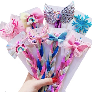 Mio Regenboog Eenhoorn Haarband <span class=keywords><strong>Extensions</strong></span> Mooie Elastische Haarband Voor Kinderen Kinderen Baby Haarband Accessoires - Product Image 1