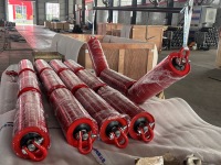Ensemble de rouleaux suspendus pour convoyeur, rouleaux de courroie et rouleaux de suspension pour système de convoyeur minier