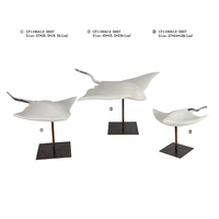 Großhandel Hand Bemalt Harz Ozean Serie Cetacean Figur Spermien Whale Skulptur für Nautischen Dekor