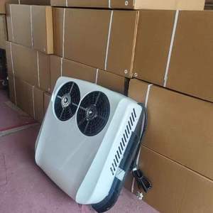Aire acondicionado de estacionamiento en la azotea juego de ventilador dual 24V adecuado <span class=keywords><strong>para</strong></span> autocaravanas y vehículos recreativos aire acondicionado - Product Image 1