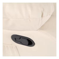 Fauteuil inclinable en cuir style moderne avec porte-gobelet et fonction massage, série loisirs pour la maison, mobilier de salon, vente en gros