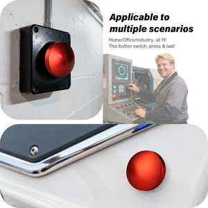 Mushroom Push Button Switch Momentary Type NO Configuration Ideal For Push Button Switches Replacement - Product Image 4