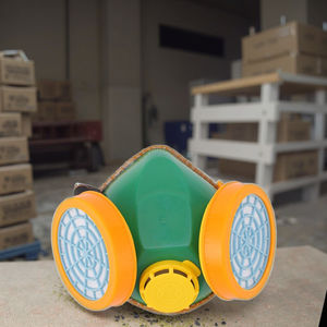 <span class=keywords><strong>HY</strong></span> merek DT-k004 pabrik pasokan langsung dapat digunakan kembali bahan PP dapat dicuci filtrasi tinggi tabung ganda masker debu Respirator - Product Image 5