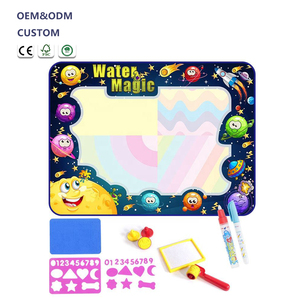 Eğitici Su Sihirli Matı Eğlenceli Su Çizim Matı Seti Geri Dönüşümlü Su Karalama Matı 2 ila 4 Yaş Çocuklar İçin Kendin Yap Boyama - Product Image 1
