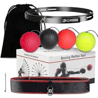 KWO Agility Machine Réaction Formation Enfants Enfants Combat Caoutchouc Cuir Pu Jeu de Vitesse Bandeau Punch Boxe Reflex Ball