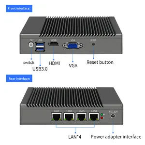 Guanfeng 2021 J3160 Mini PC With 4*I211 LAN Ports