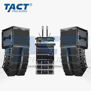 Tactsound LA208 Dual 8 Inch Professional Audio Stage Concert Passive Line Array Speakers Pa System