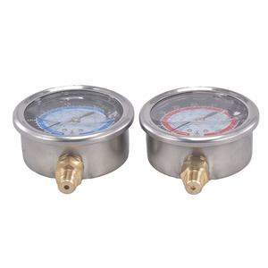 냉매 압력 게이지 R404A R407C R22 R134a R32 R410a 냉동 싱글 다이얼 저압 또는 고압 테스트 - Product Image 2