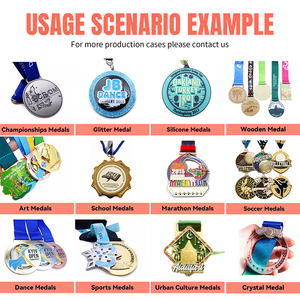 Medallas Luminosas Personalizadas Profesionales con Alas de la Victoria, Acabado en Plata Antigua, Brillan en la Oscuridad, <span class=keywords><strong>para</strong></span> Logros Atléticos - Product Image 5