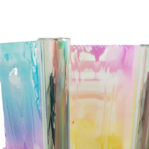 Hochwertige Schauglas aufkleber für Glasfenster Glas tisch aufkleber Regenbogen Rotlicht farbe