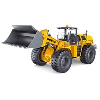 Chargeur frontal électrique RC Huina 1583 à l'échelle 1/14, 24 canaux, 2,4 GHz, véhicule de construction télécommandé en métal pour adultes
