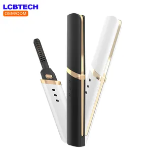 Tùy Chỉnh Logo Bán Buôn Usb Sạc Mini Xách Tay Cô Gái Dễ Thương Trang Điểm Eye Lash Curling Công Cụ Điện Làm Nóng Lông Mi Curler