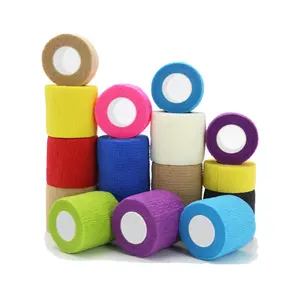 Elastische kohäsive Bandagen Kohä sives Erste-Hilfe-Band Dressing Bandage Rolls Vet Horse Wrap