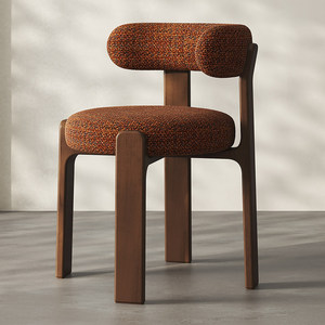 Chaise <span class=keywords><strong>de</strong></span> salle à manger <span class=keywords><strong>de</strong></span> luxe, ensemble <span class=keywords><strong>de</strong></span> meubles pour la maison et le restaurant, <span class=keywords><strong>chaises</strong></span> <span class=keywords><strong>de</strong></span> salle à manger modernes en tissu nordique et bois massif pour table à manger - Product Image 5