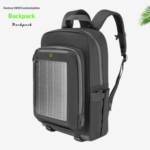 Sac à dos en nylon à énergie solaire pour l'extérieur, l'alpinisme, la charge d'urgence, le camping, les voyages, le cyclisme, unisexe, personnalisable, fabriqué en Chine - Product Image 1