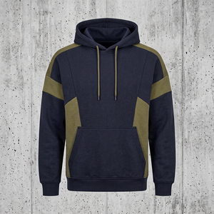 Ensemble de survêtement molletonné épais pour homme, style automne, avec sweat à capuche à cordon et leggings évasés – Style urbain tendance - Product Image 5