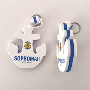 Portachiavi in EVA all'ingrosso, Anelli portachiavi in schiuma. Design in Rilievo Personalizzato su Due Lati con Logo. - Product Image 2