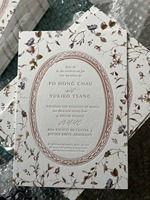 Cartes de mariage haut de gamme personnalisées 2026 800GSM 600GSM, impression typographique de luxe, texte en relief, carte postale, liste des invités, carte de menu