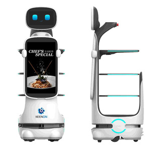 Robot de livraison commercial Keenon W3, charge utile de 50 kg, navigation laser, recharge automatique, contrôle par application, contrôle d'ascenseur - Product Image 5