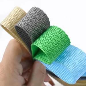 Sangle en coton polyester élastique colorée personnalisée en usine pour sacs, textile de maison et vêtements - Product Image 1