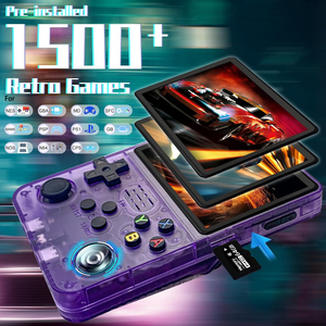 New Handheld <strong>Mini</strong> <strong>Retro</strong> Classic Game <strong>Console</strong> R36 HD 3.5inch IPS Screen 64GB Portable Wi-Fi Video Game Player - Product Image 5