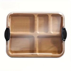 Modern Design Bamboo Rectangle Eco-Friendly Charcuterie Board Unique Cheeseboard Tray for <b>Kitchen</b> or <b>Camping</b> Food Serving Gift - Product Image 5