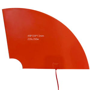 Calentador de Silicona Flexible 418x334x1.5mm 220V 350W Rojo, Tapete Calefactor Industrial - Product Image 2