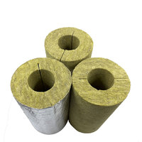 Gaine de tuyau en laine de roche sur mesure 80 kg/m³ – Tube d'isolation en laine minérale pour la construction et les conduites industrielles