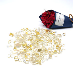 China Manufacturer1/4 "24K oro reflectante paisajismo vidrio de fuego templado para chimenea y hoguera - Product Image 3