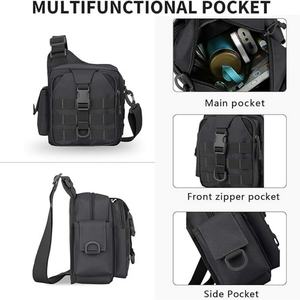 Bolso Cruzado de Moda para Hombre, Bolso de Pecho, Bolso Mensajero Pequeño, Mochila de Hombro para Correr, Ciclismo y Uso Diario - Product Image 5