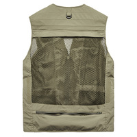 Gilet de travail multi-poches pour homme, veste sans manches en maille pour photographe, taille 6XL, été, photographie, randonnée tactique américaine, pêche