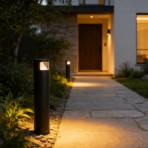 Lampada Bollard LED Moderna IP65 per Esterni in Alluminio 10W/20W, Illuminazione per Ville, Giardini e Parchi, Bollard Paesaggistico IP65 per Cortili e Giardini - Product Image 4