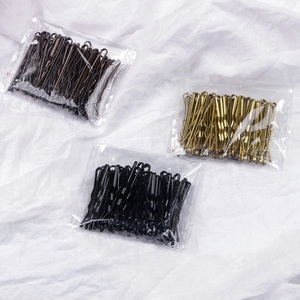 Pasadores de Pelo Estilo Europeo MIO, 50/100 Piezas, Horquillas Pequeñas de 3.5cm, Color Dorado y Negro, Venta al por Mayor, Clips para el Cabello para <span class=keywords><strong>Niñas</strong></span> y Mujeres, Clip Lateral - Product Image 3