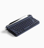 Clavier de jeu mécanique Gateron B703RGB pour bureau, rétroéclairage RVB, QWERTY 84 touches, ABS, Bluetooth, filaire, CE RoHS FCC KC, prix spécial