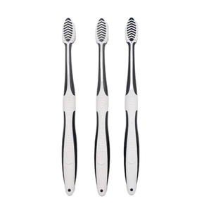 Cerdas de carbón Masajeador de goma Punta Raspador de lengua Cepillo de dientes de nailon para adultos - Product Image 3