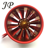 Ventilateur à conduit électrique (EDF) JP Hobby 70 mm 12 pales 2250KV 4S 6S en aluminium CNC, moule privé, fabriqué à Anhui pour avion RC