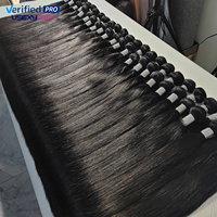 Mèches de cheveux indiens malaisiens à cuticules intactes, 100% vierges brésiliennes 10A, disponibles en longueurs de 34, 36, 38 pouces, cheveux humains péruviens