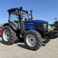 Nouveau tracteur agricole 120 CV 4x4 avec cabine certifié CE 2025 pour le travail du sol et le semis dans les pampas argentin