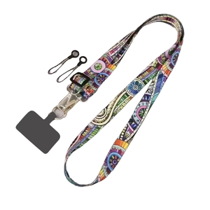 Colorful 6/7/8line Pattern Phone Lanyard PL with Metal Clasp and Keychain Loop for Phone and <b>ID</b> <b>Holder</b> Europa - Product Image 3