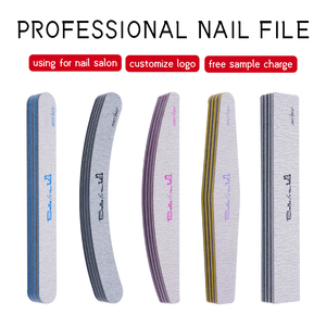 Lime à ongles professionnelle double face en papier de verre, grains 80/100/150/180/240, personnalisable avec logo OEM, lime à ongles zébrée <span class=keywords><strong>haut</strong></span> de gamme pour la vente en gros - Product Image 3